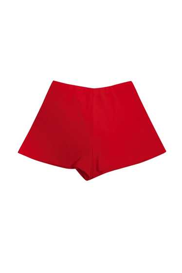 Alice & Olivia - Bright Poppy Red High Waist Short