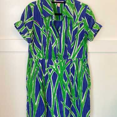 Lilly Pulitzer Dress 10 Conlan Shirt Dress Floral… - image 1