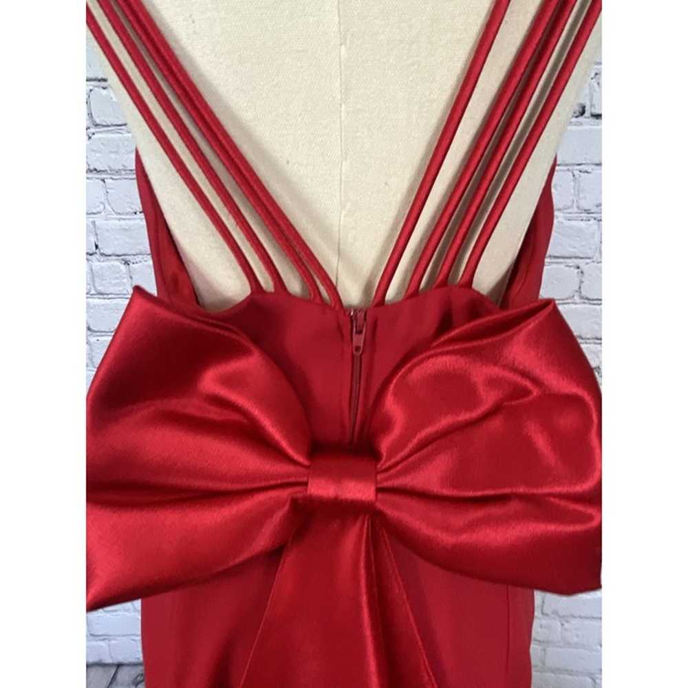 Vintage Roberta Size 8 Red Sweetheart Strappy Min… - image 5