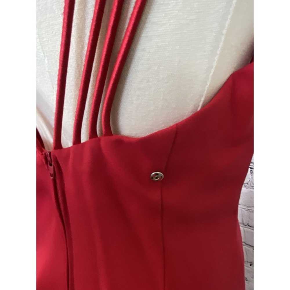 Vintage Roberta Size 8 Red Sweetheart Strappy Min… - image 6