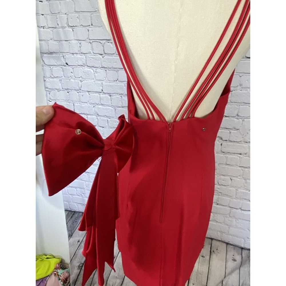 Vintage Roberta Size 8 Red Sweetheart Strappy Min… - image 7