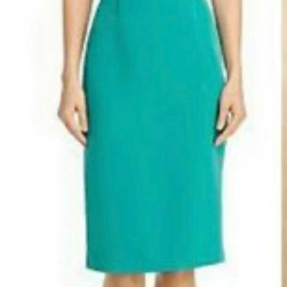 Bardot Ruffled Midi Dress Emerald Green Size 8 - image 1