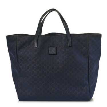 GUCCI Nylon Guccissima Kids Tote Navy - image 1