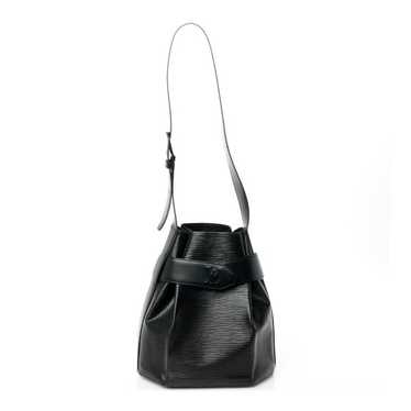 LOUIS VUITTON Epi Sac D'epaule Black