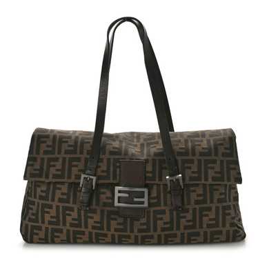 FENDI Zucca Shoulder Bag Tobacco