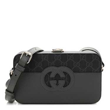 GUCCI GG Supreme Monogram Textured Dollar Calfski… - image 1