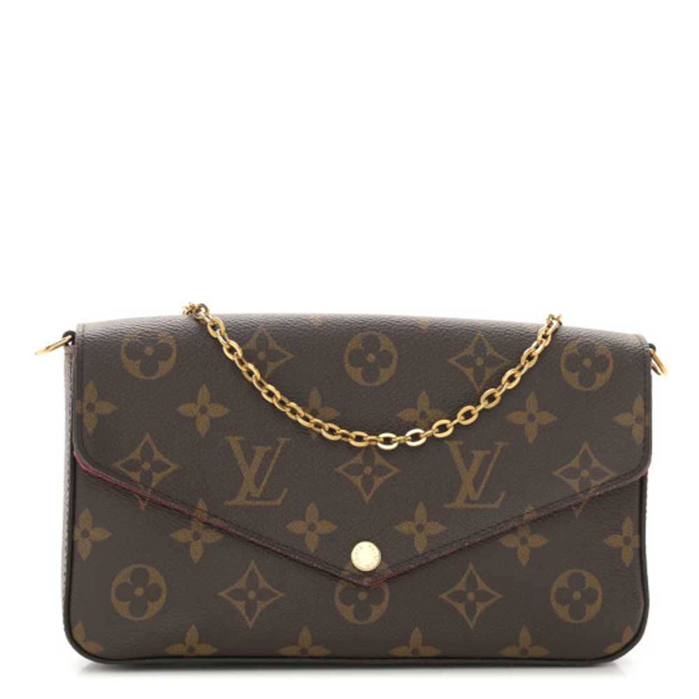 LOUIS VUITTON Monogram Pochette Felicie Chain Wal… - image 1