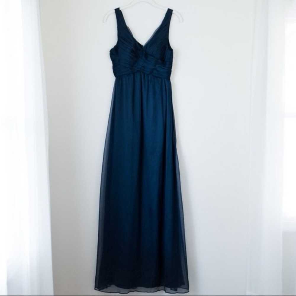 BHLDN Angie Bridesmaids Dress Navy Blue Size Small - image 3