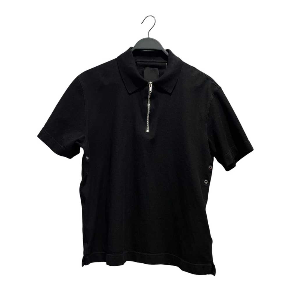 GIVENCHY/Polo Shirt/L/Cotton/BLK/Half Zip - image 1