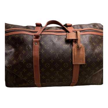 Louis Vuitton Keepall leather travel bag