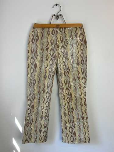 Caché Vintage Faux Snakeskin Pants (4) | Used,…