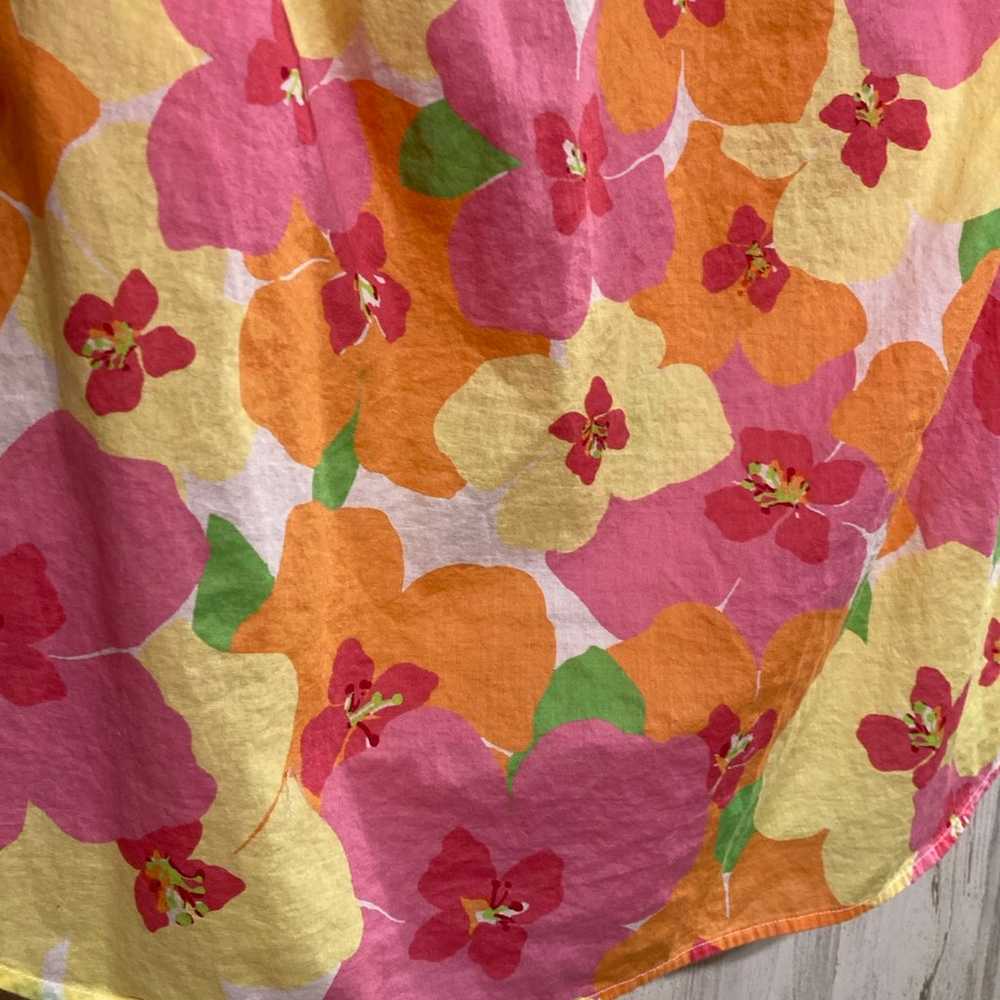 Lilly Pulitzer Bright Multicolor Collared Shirt M… - image 6