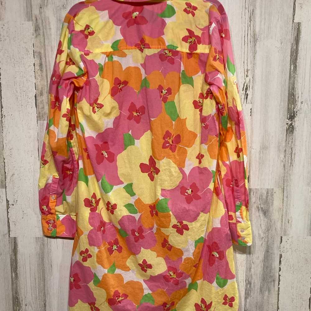 Lilly Pulitzer Bright Multicolor Collared Shirt M… - image 7