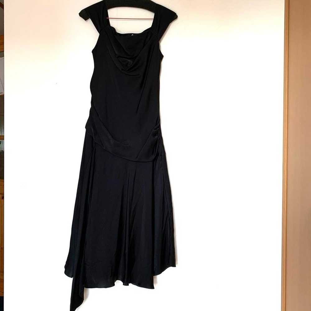 Party dress, sleeveless, black, size L. - image 1