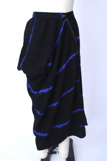 1980s Issey Miyake Wool Deformed Skirt