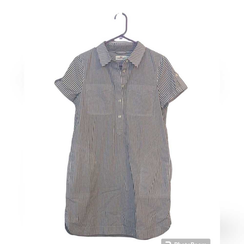 Vineyard Vines  shirt dress button up dress size 4 - image 3