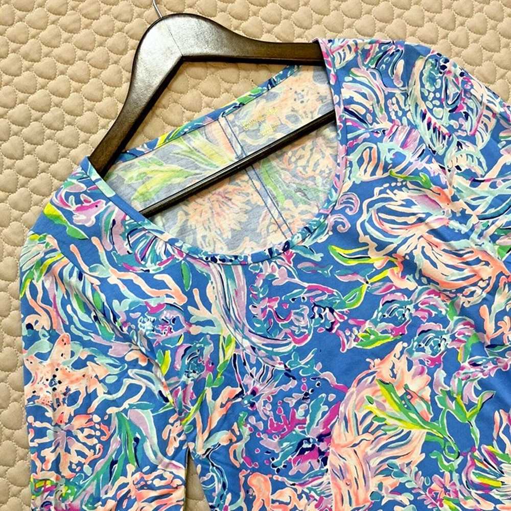 NWOT LILLY PULITZER NEW Bali Blue Sway this Way E… - image 3