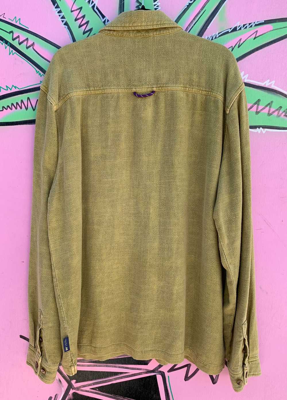 OVERSIZED SLINKY LINEN BLEND LONG SLEEVE OVERSIZE… - image 2