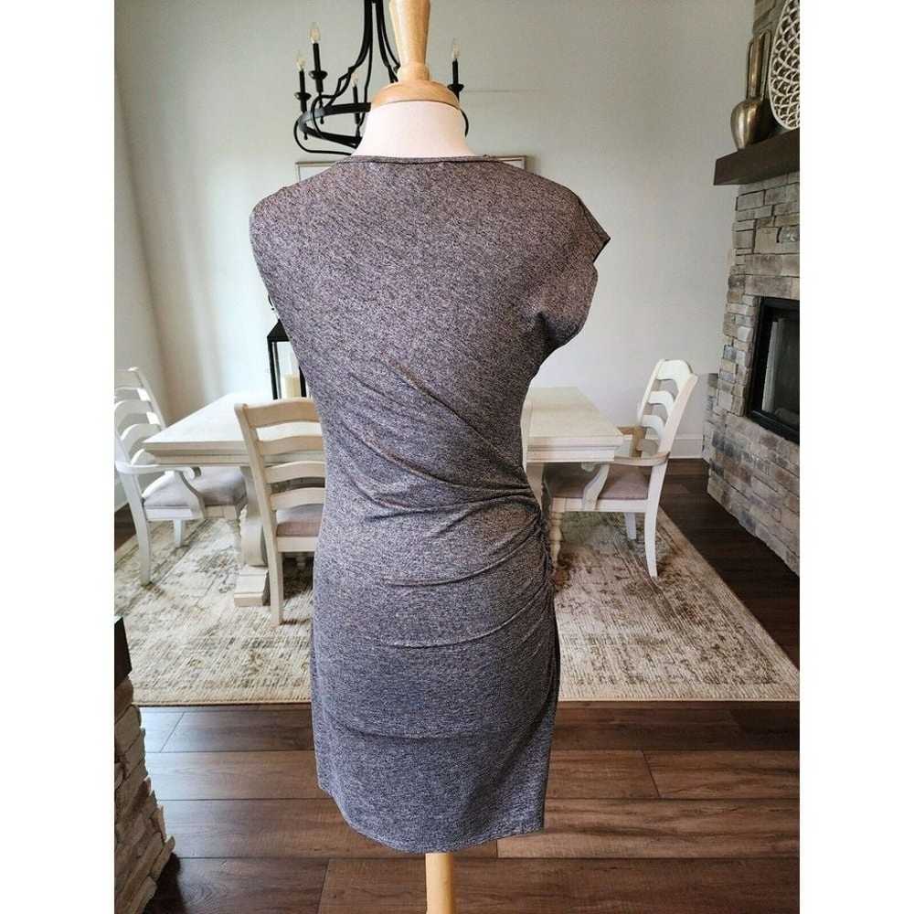 Trina Turk Metallic Silver on Grey Dress Size 10 … - image 6