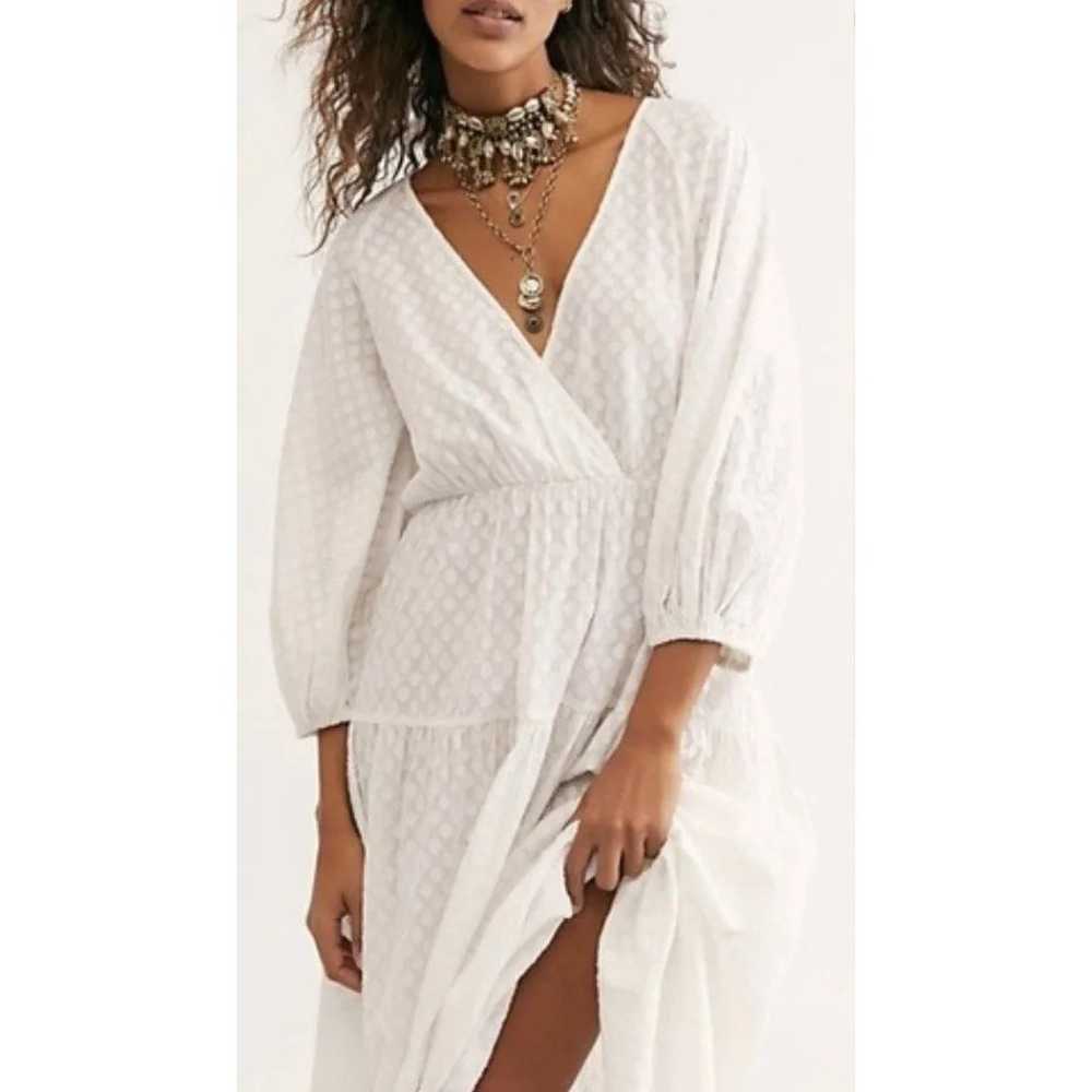 Free People Like Air Midi Dress Womens Medium Sur… - image 11