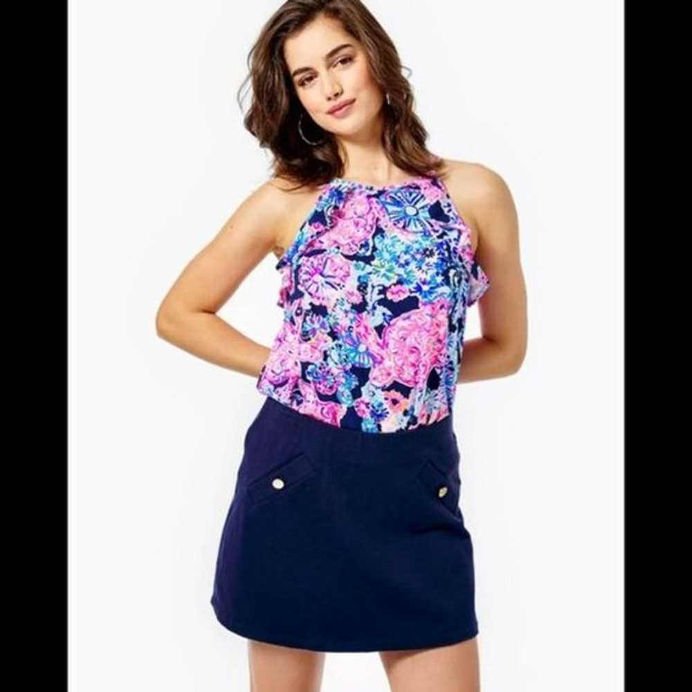 Lilly Pulitzer Madison Skort True Navy - image 2