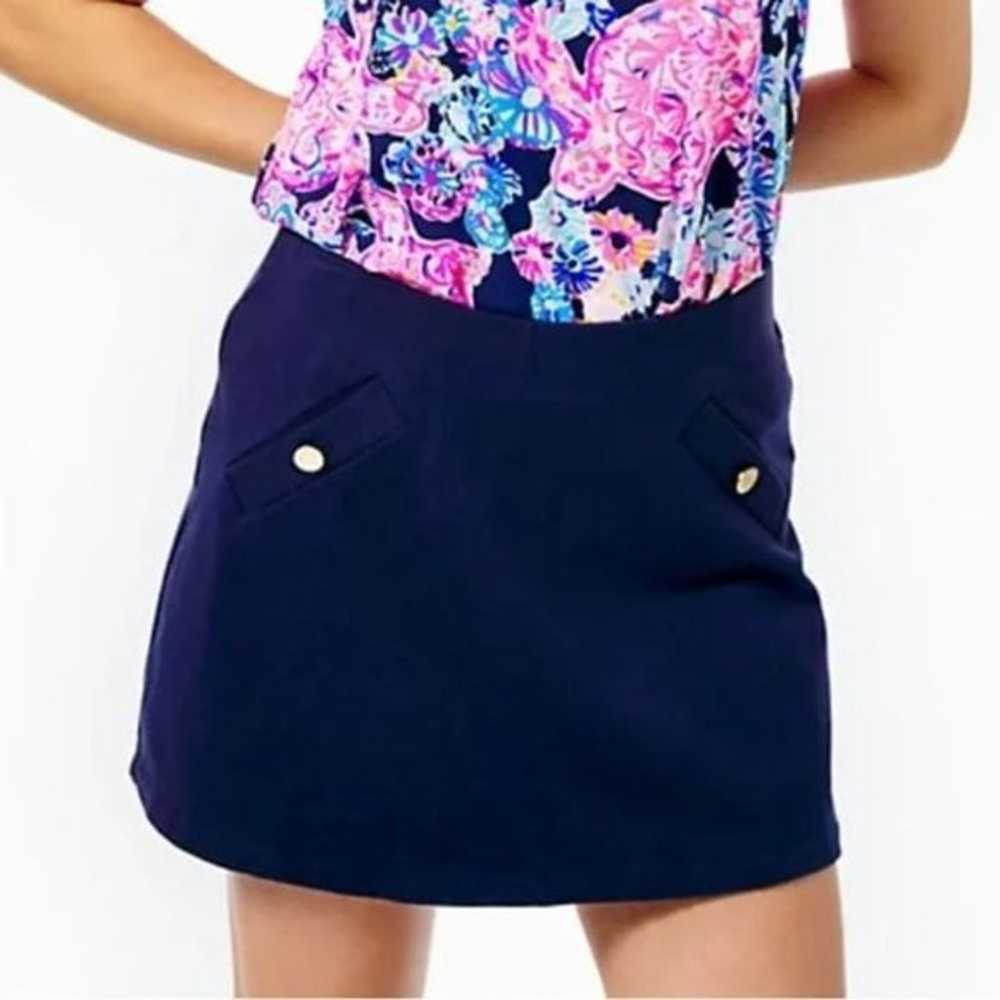 Lilly Pulitzer Madison Skort True Navy - image 5