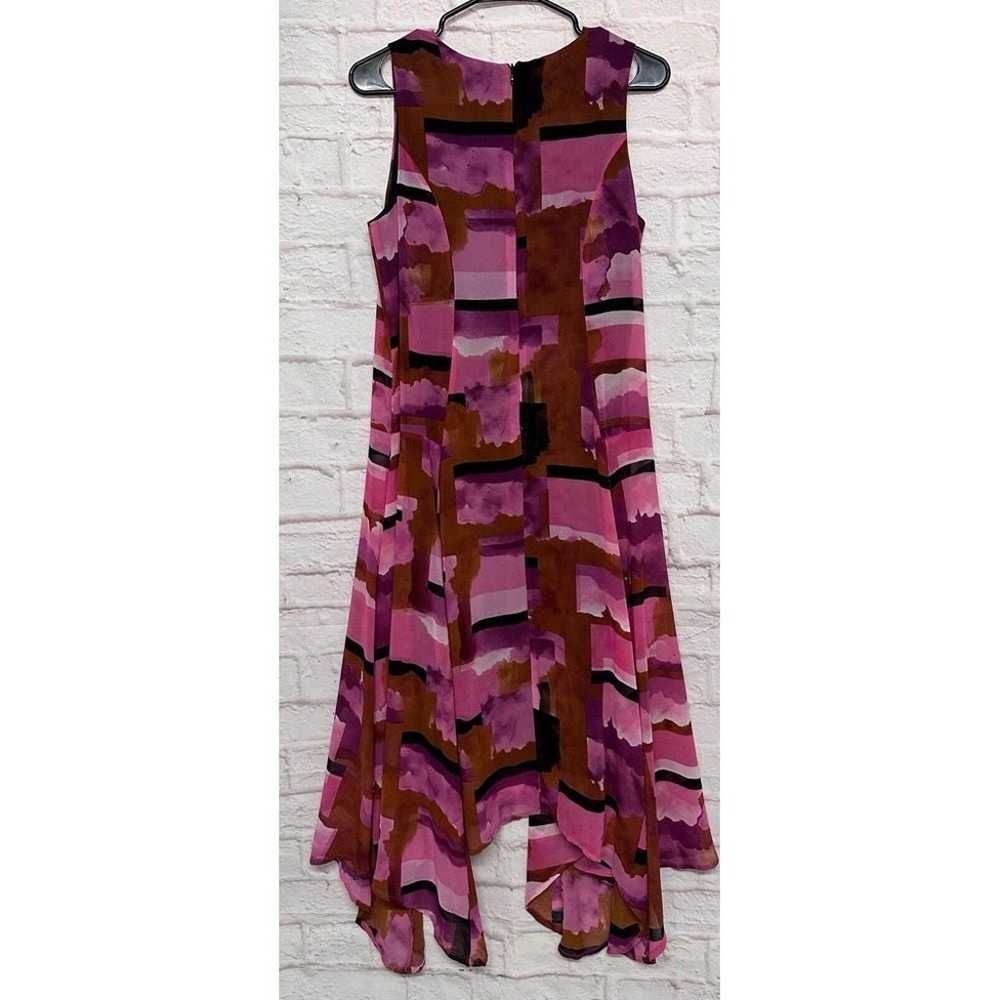 Bar III Midi Maxi Dress Printed Purple Combo Medi… - image 5