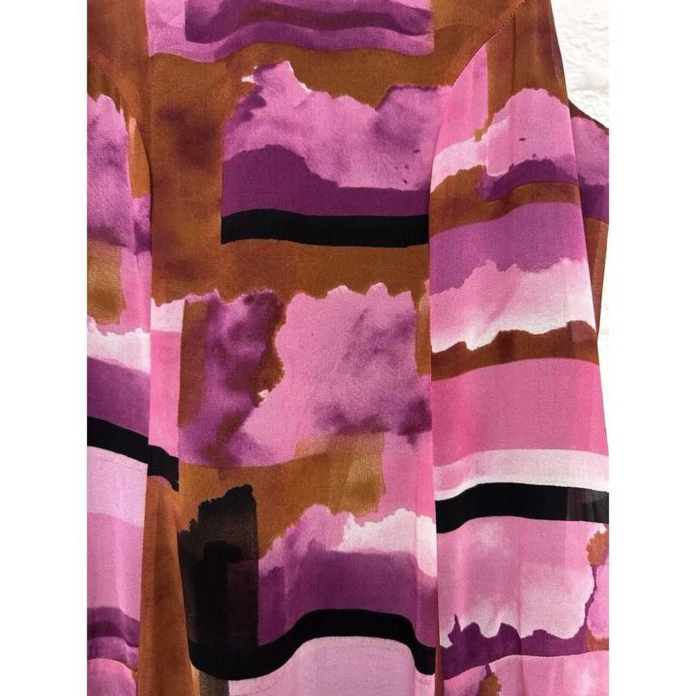 Bar III Midi Maxi Dress Printed Purple Combo Medi… - image 6