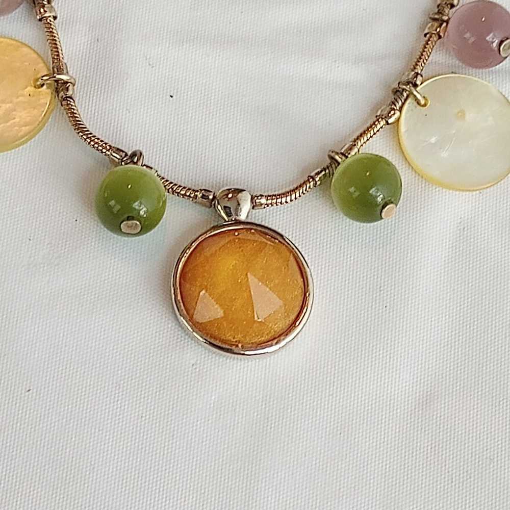 Vintage 1990's Boho/beachy summer necklace - image 2