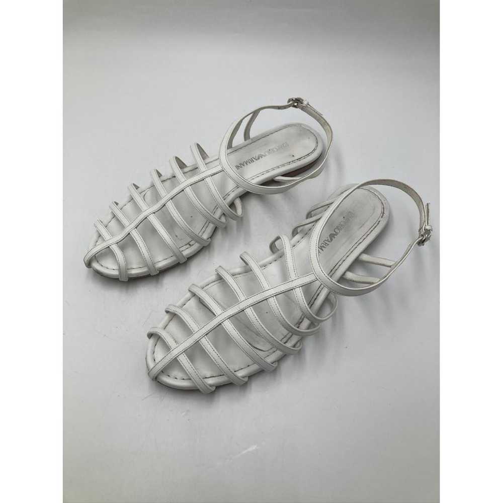 Emporio Armani Leather sandals - image 3