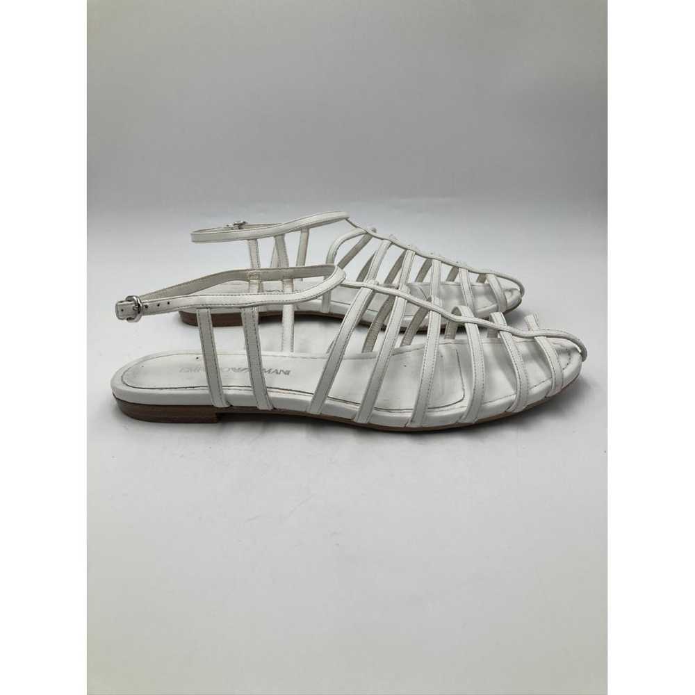 Emporio Armani Leather sandals - image 6