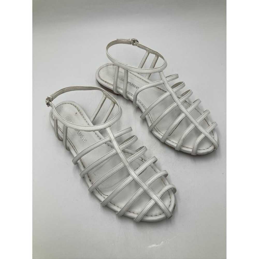 Emporio Armani Leather sandals - image 7