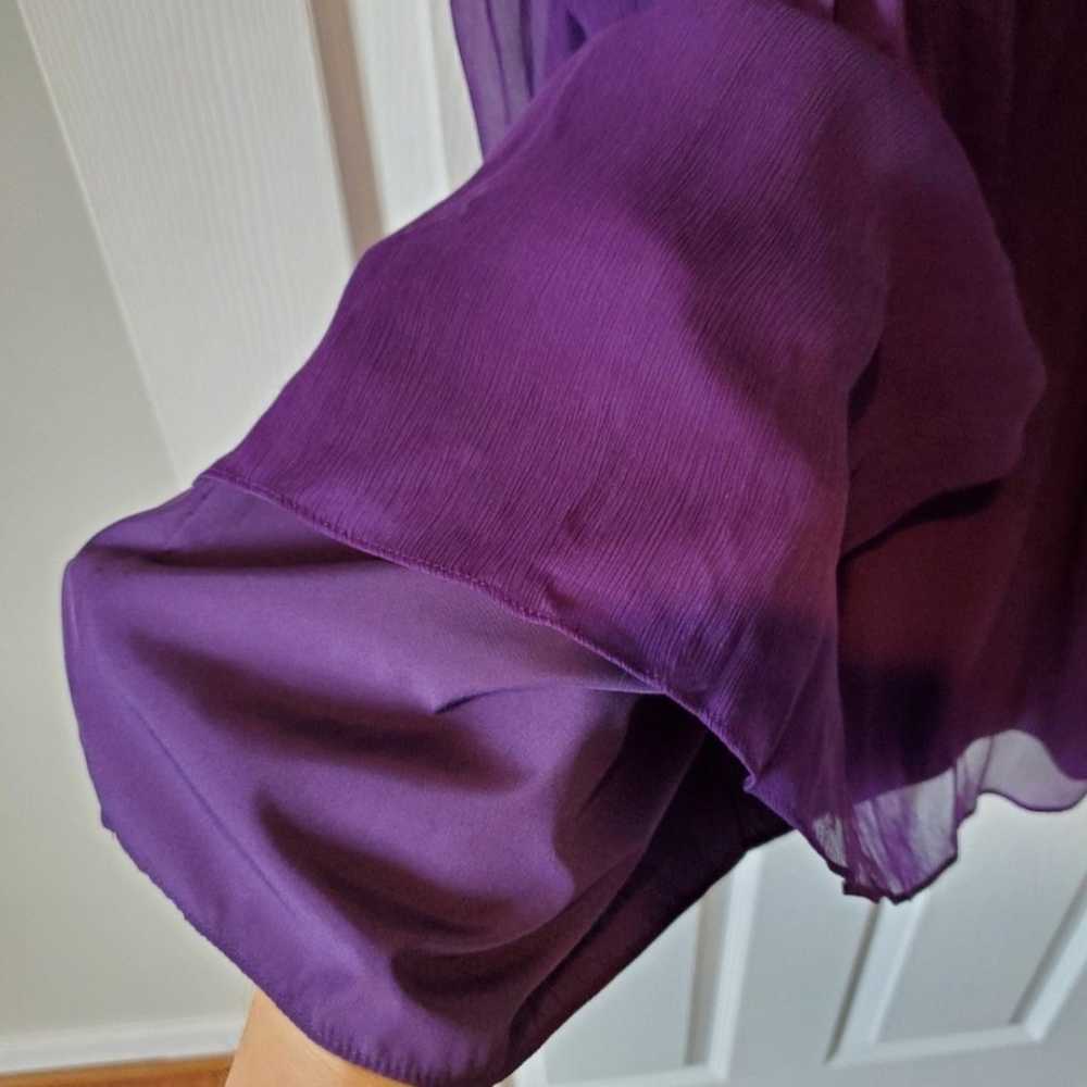 J crew silk eggplant purple dress - image 10