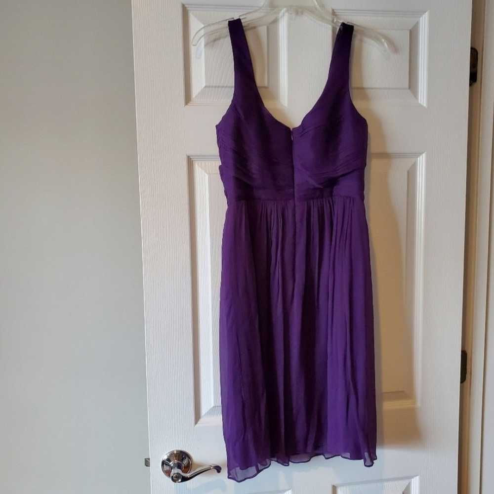 J crew silk eggplant purple dress - image 4