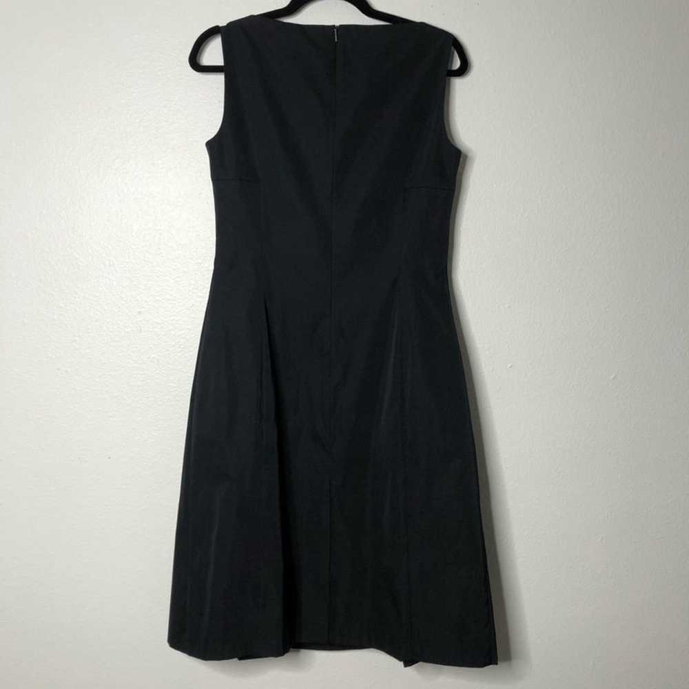 BOSS Hugo Boss dafa square neck dress pleat front - image 2