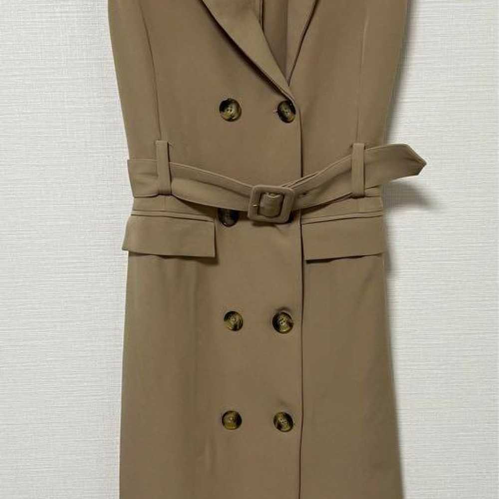 Brand new ZARA belted trench coat one-piece gilet. - image 1