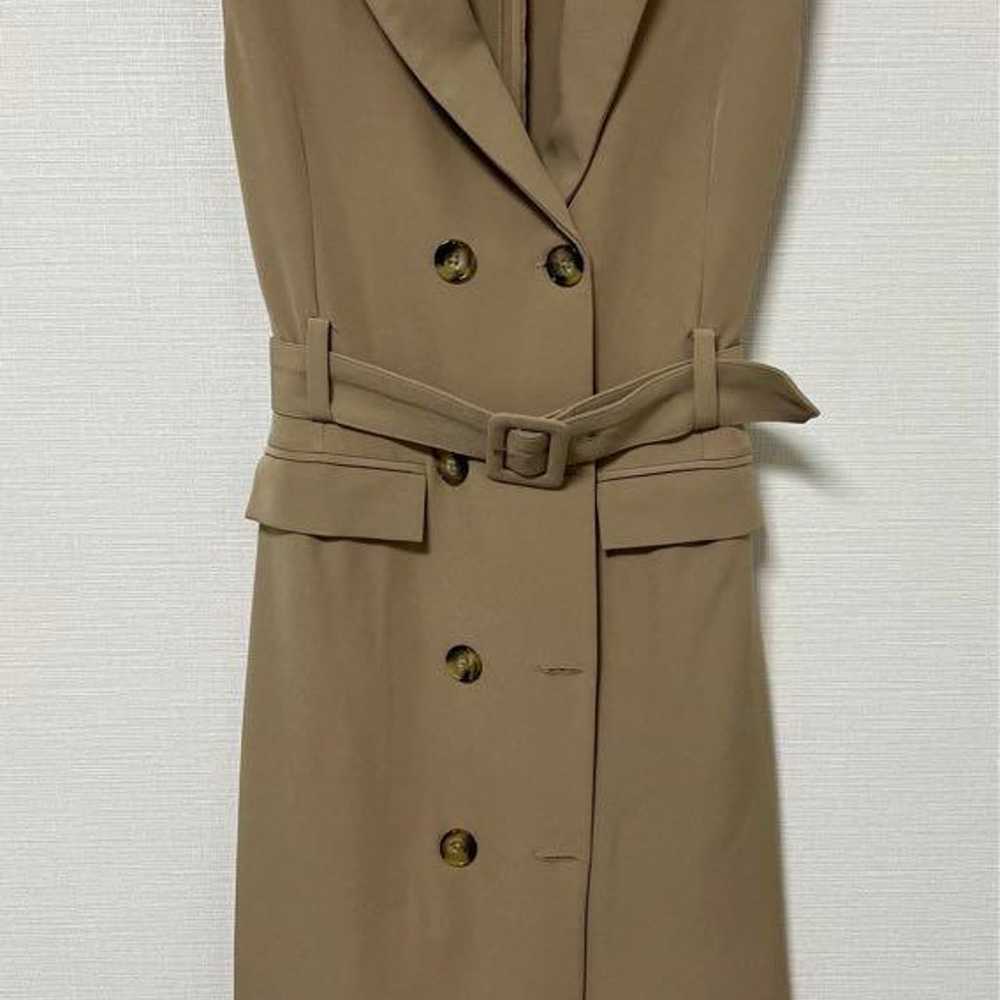 Brand new ZARA belted trench coat one-piece gilet. - image 2