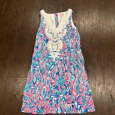 LILLY PULITZER Gabby Shift Dress Tiki Pink Shake … - image 1