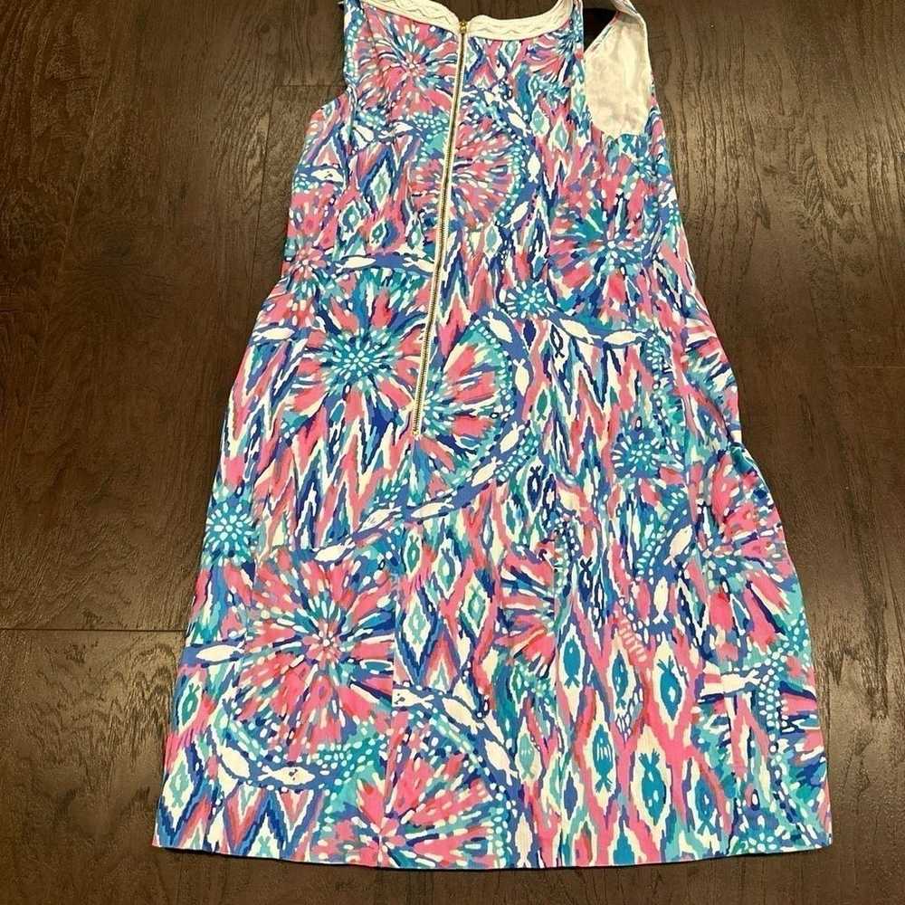 LILLY PULITZER Gabby Shift Dress Tiki Pink Shake … - image 3