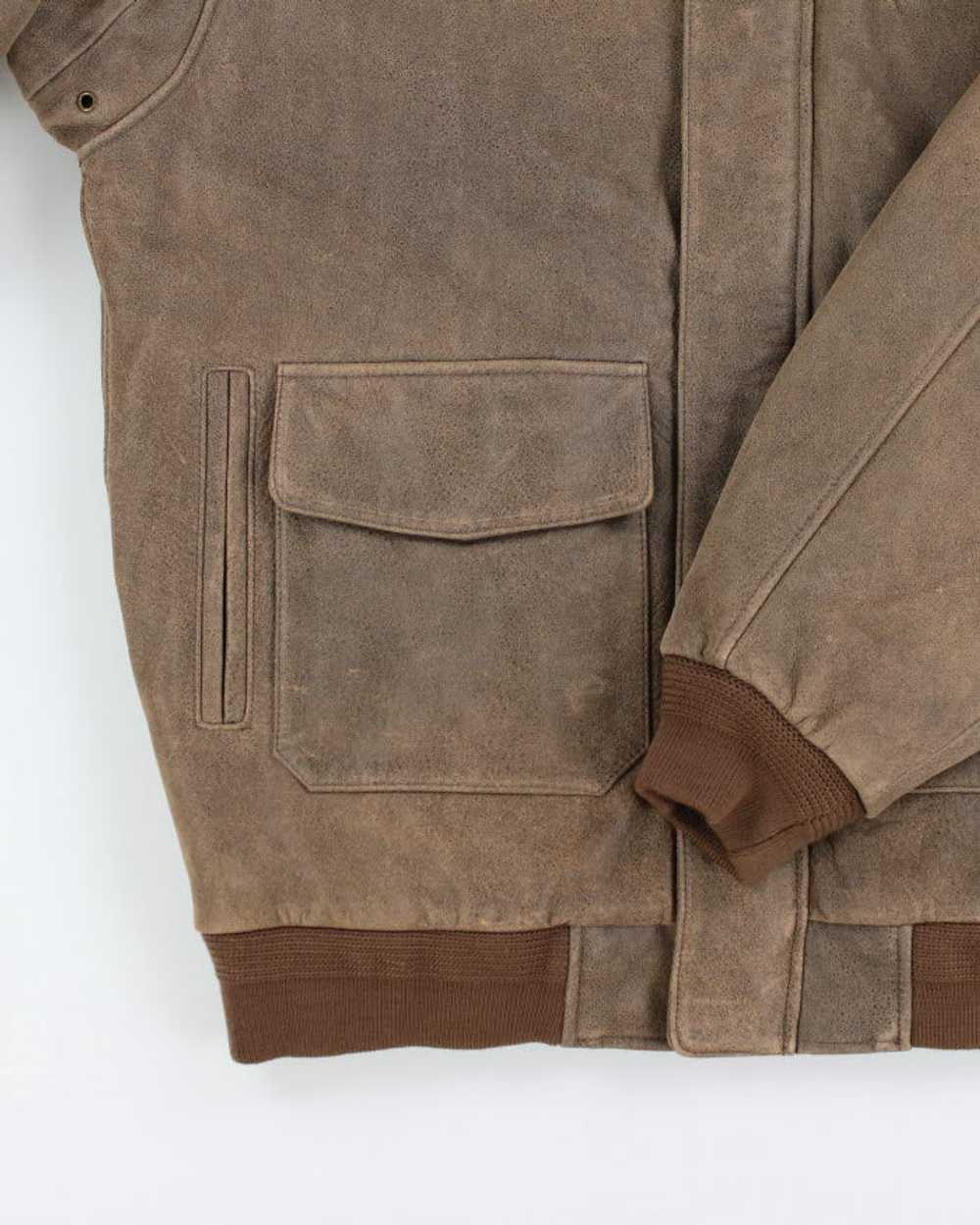 Vintage Cabela's Brown Leather Jacket - L - image 4