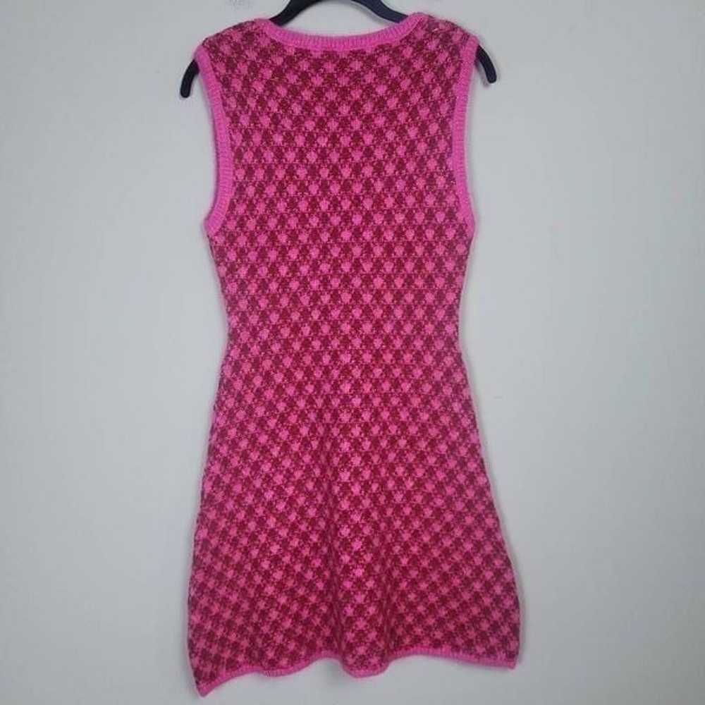 Zara Womens Wool Sweater Dress Mini Pink Size Med… - image 2