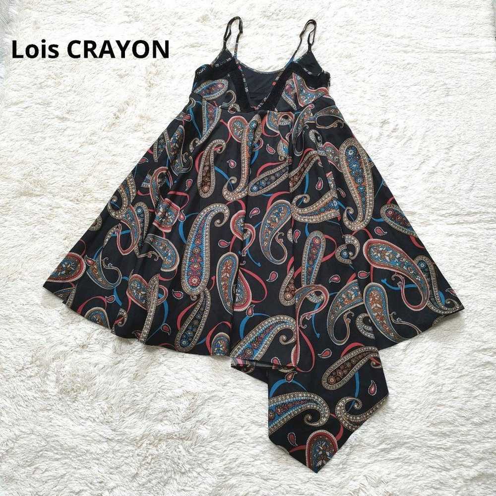 【Excellent condition】Lois Crayon Asymmetric Cami … - image 1