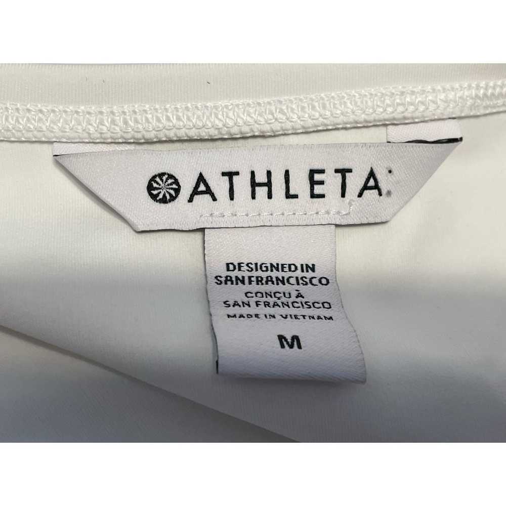 Athleta White Ace Quarter Zip Sleeveless Mini Ten… - image 8