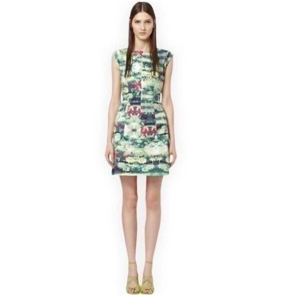 Reiss Women’s Green Watercolor Floral Sleeveless … - image 12