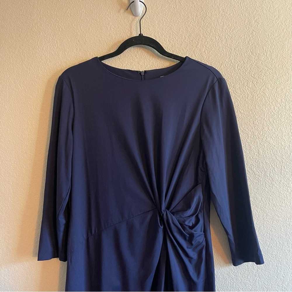 J. McLaughlin Navy Blue Twist Dress Catalina Clot… - image 4