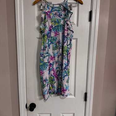 Beautiful Lilly Pulitzer floral sleeveless dress … - image 1