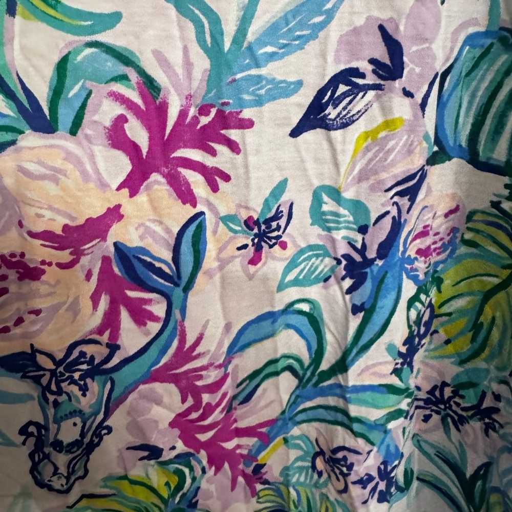 Beautiful Lilly Pulitzer floral sleeveless dress … - image 2