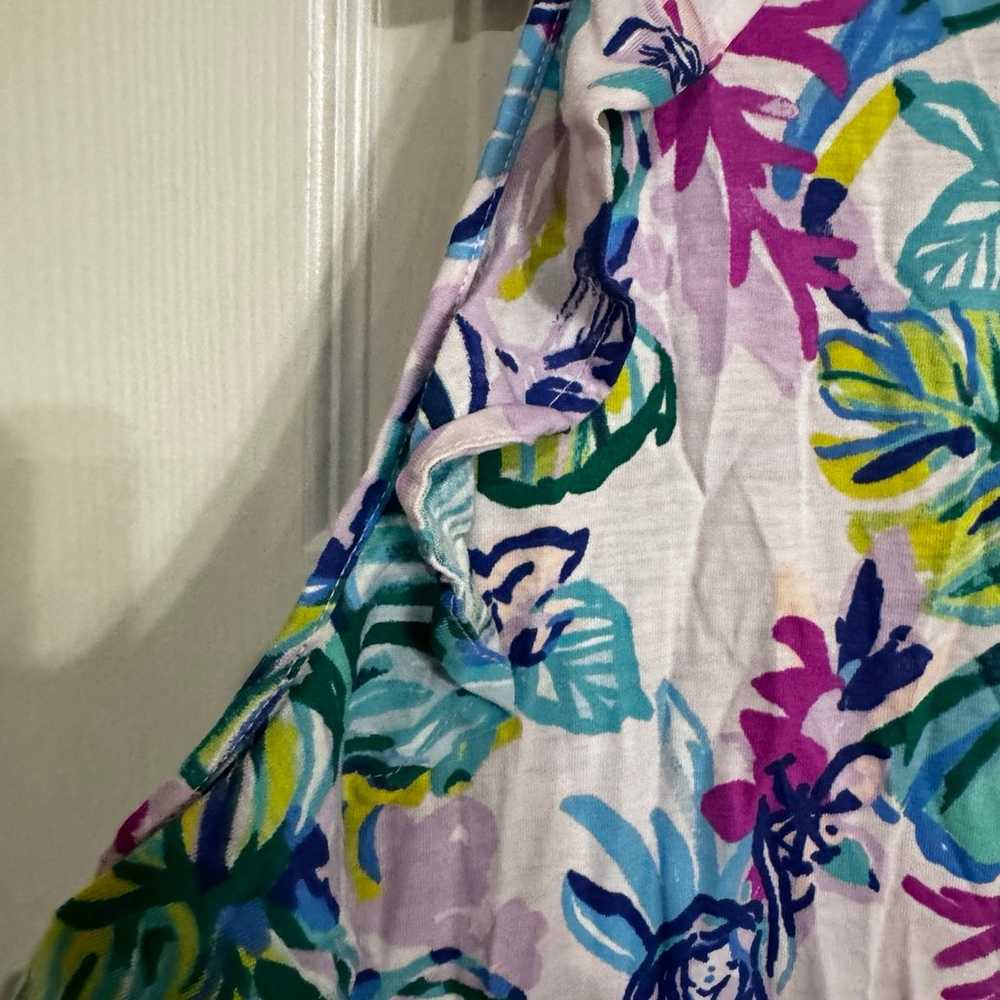 Beautiful Lilly Pulitzer floral sleeveless dress … - image 3