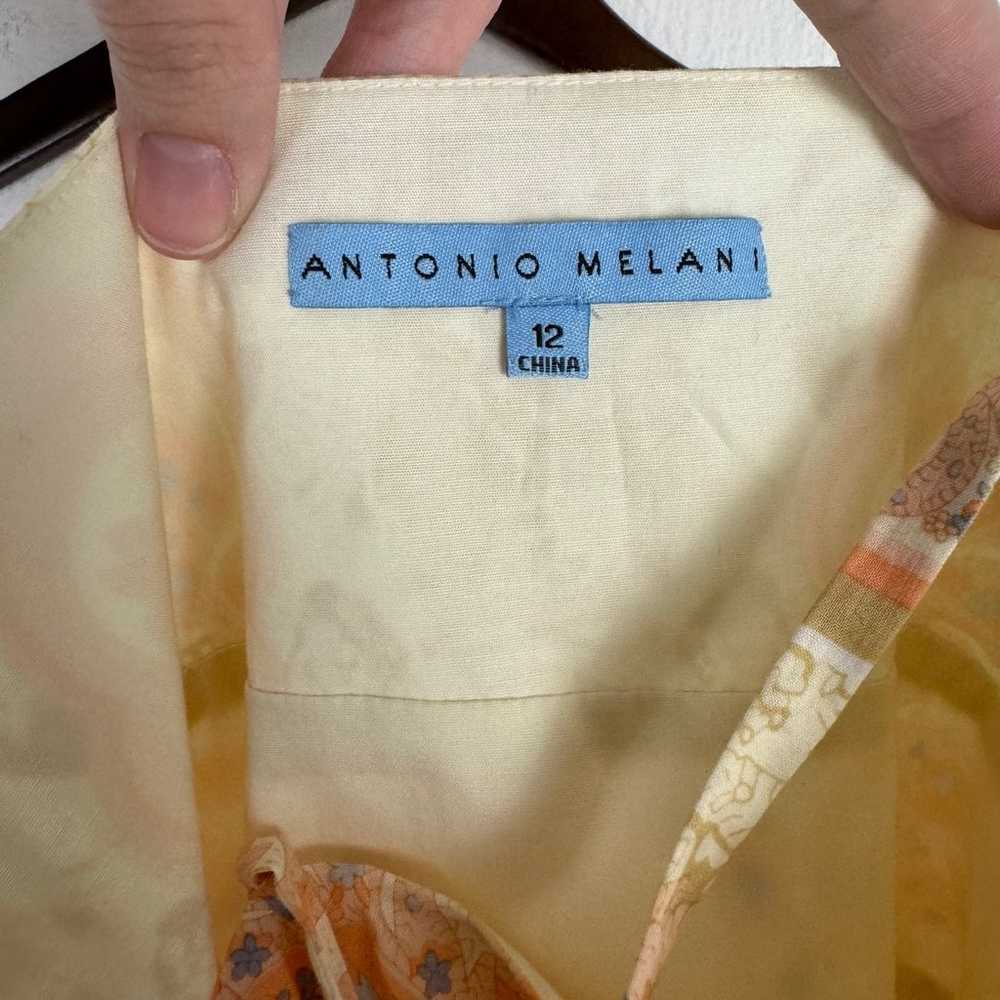 Antonio Melani Sz 12 Valonia Peach & Pastel Yello… - image 8