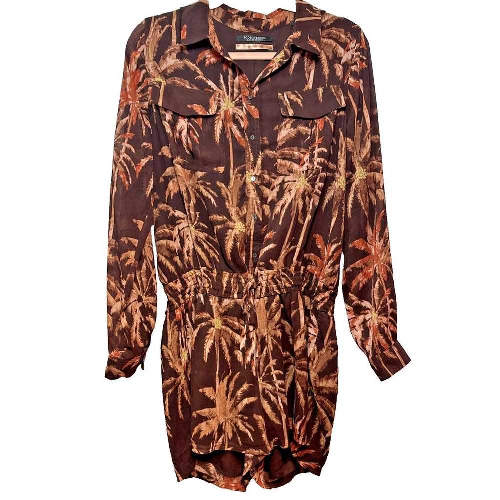 Scotch & Soda Fading Roads Long Sheer Sleeve Trop… - image 2